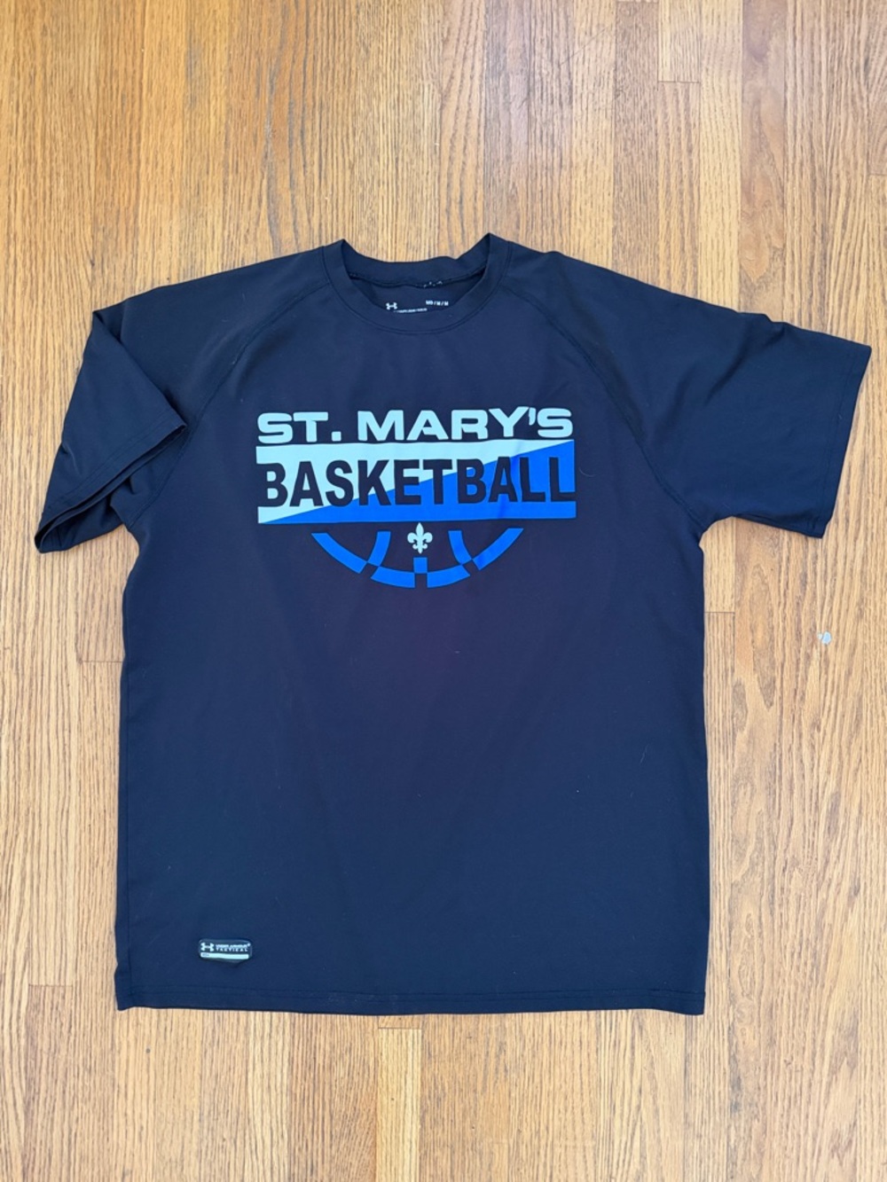Under Armour Black St. Mary's Basketball Tee men’s medium
